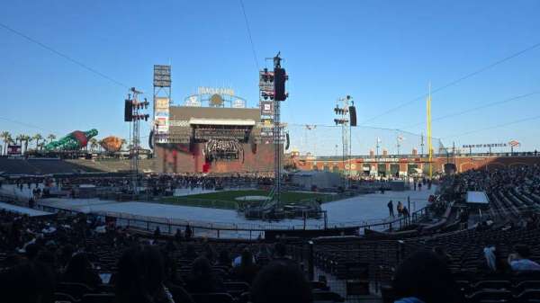 Oracle Park, section: 117, row: 29, seat: 2