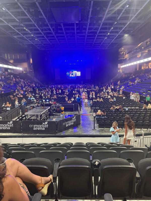 Enmarket Arena, section: 101, row: H, seat: 4