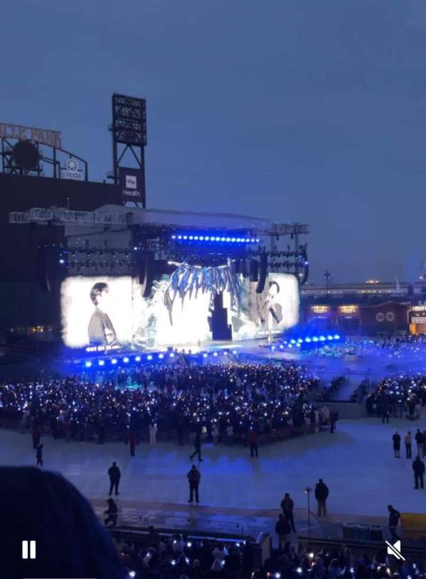 Oracle Park, section: 227, row: B, seat: 2