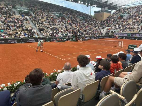 court suzanne-lenglen, section: L8, row: 4, seat: 96