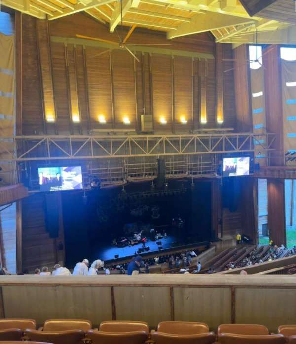Filene Center, section: Loge L, row: D, seat: 13