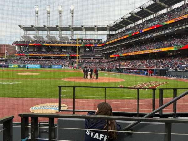 Progressive Field, section: 158, row: G, seat: 5