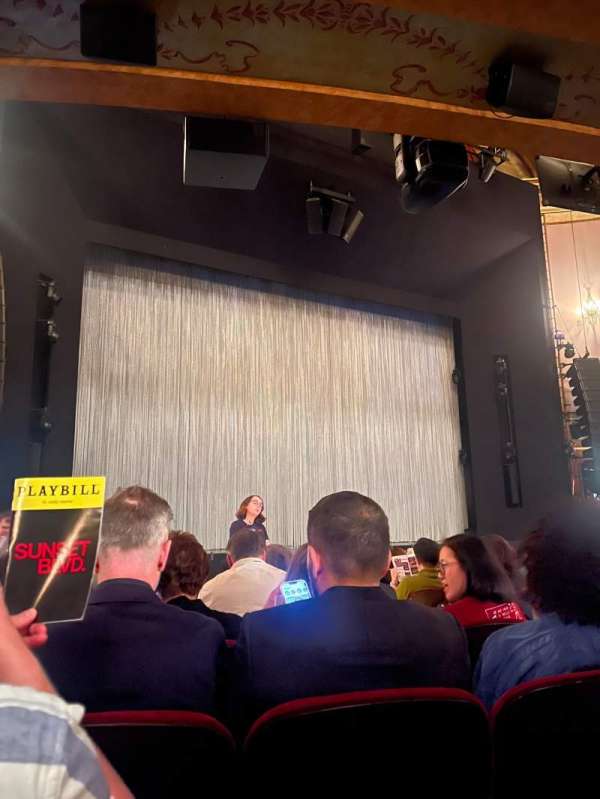 St. James Theatre, section: Orchestra L, row: M, seat: 11