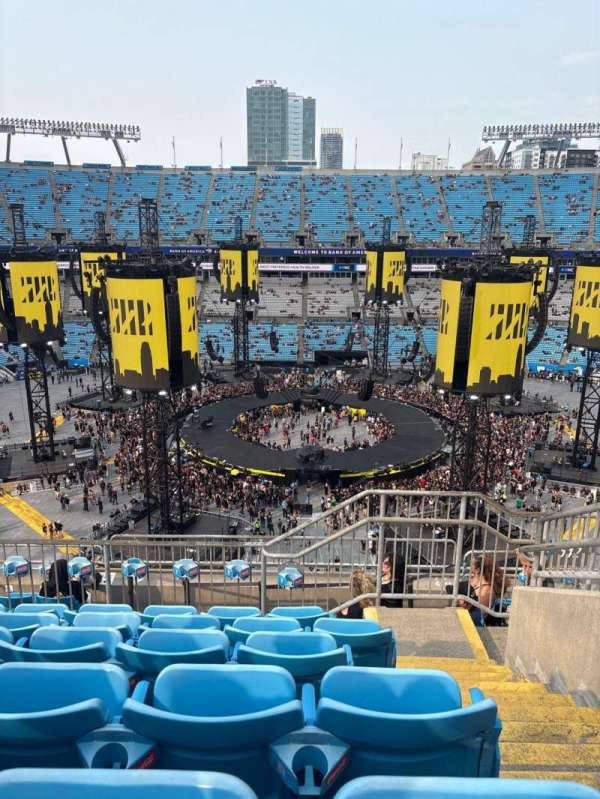 Bank of America Stadium, section: 542, row: 5, seat: 6
