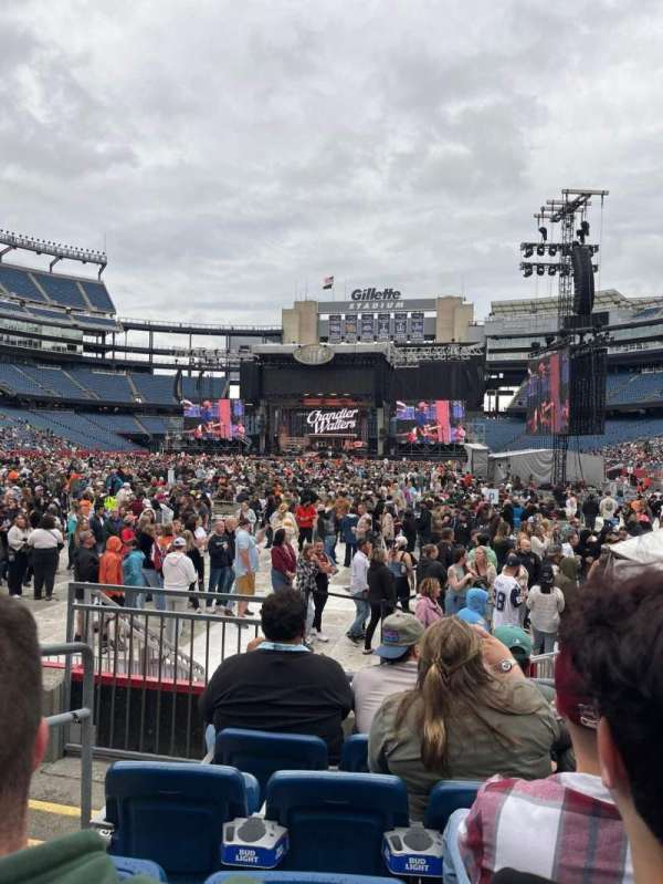 Gillette Stadium, section: 140, row: 5, seat: 6