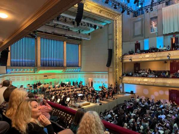 Symphony Hall, Boston, section: First Balcony L, row: C, seat: 20