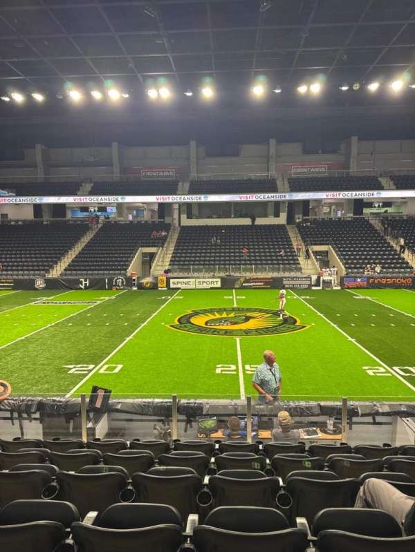 Frontwave Arena, section: 105, row: 8, seat: 10