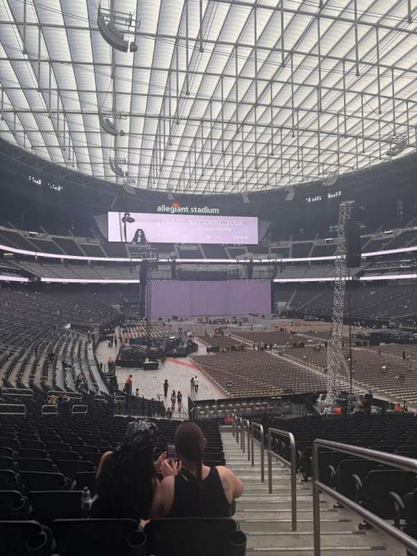 Allegiant Stadium, section: 104, row: 3, seat: 1