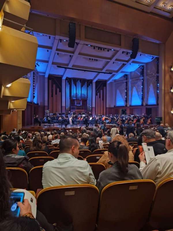 Benaroya Hall, section: Orchestra L, row: V, seat: 9