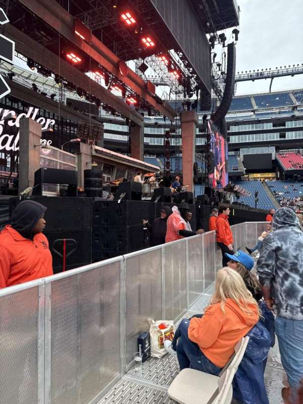 Gillette Stadium, section: Floor A5, row: 2, seat: 13, 14