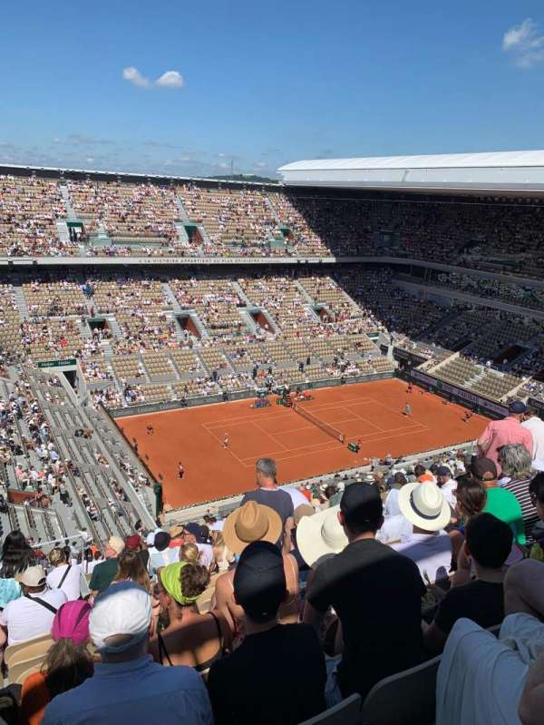 Court Philippe Chatrier, section: 52, row: 17, seat: 144