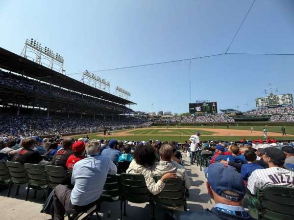 Wrigley Field, section: 123, row: 1, seat: 1