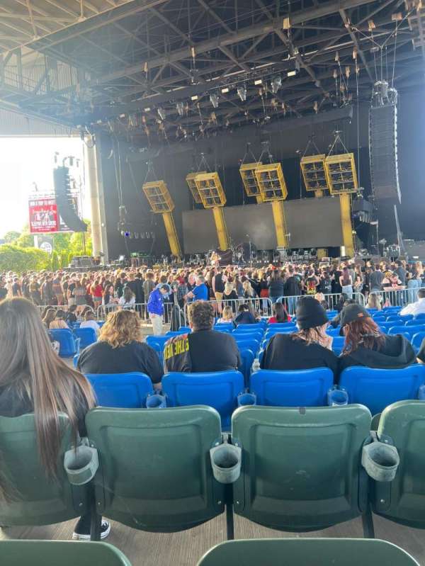 Michigan Lottery Amphitheatre, section: 100c, row: QQ, seat: 135