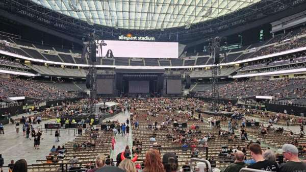Allegiant Stadium, section: 102, row: 15, seat: 2