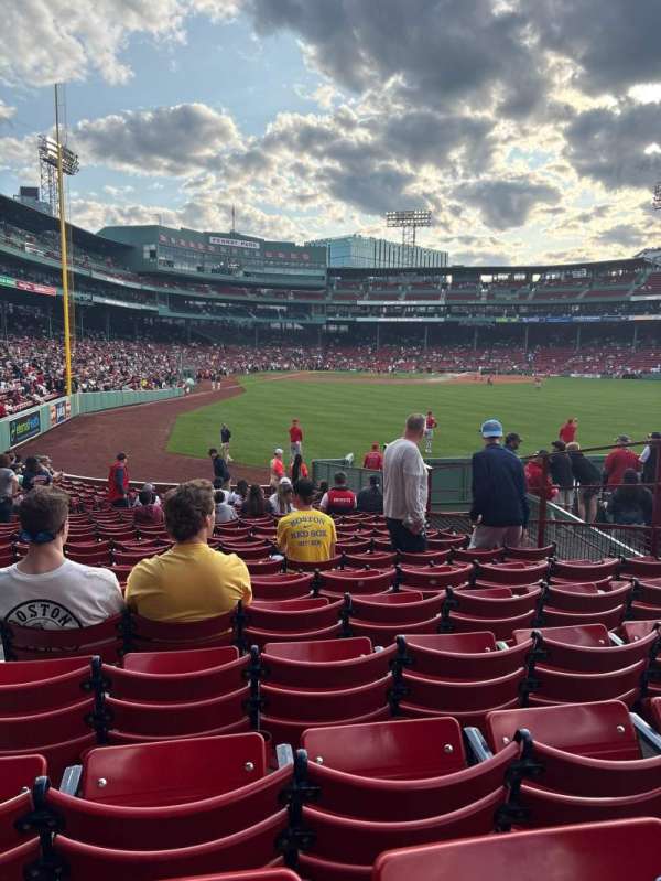 Fenway Park, section: Right Field Box 89, row: MM, seat: 7