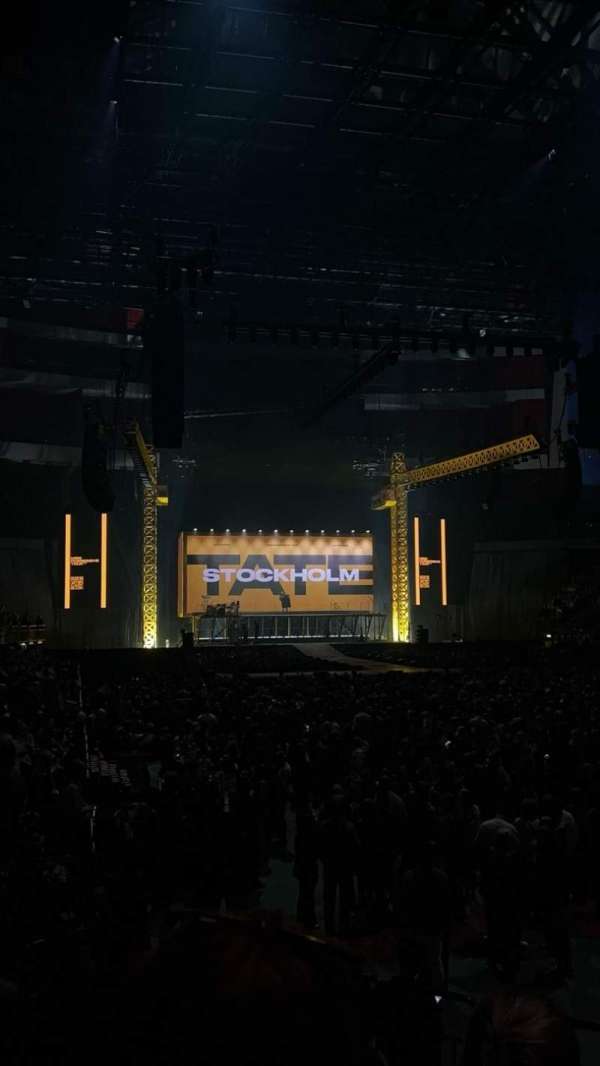 Avicii Arena, section: A13, row: 9