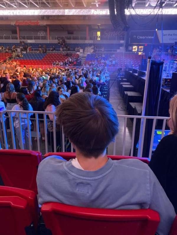 UPMC Events Center, section: 105, row: C, seat: 12