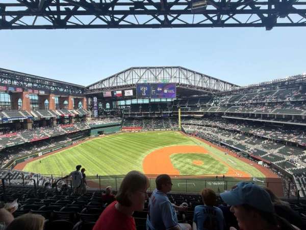 Globe Life Field, section: 210, row: 9, seat: 10