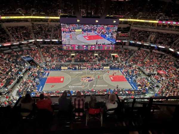 Gainbridge Fieldhouse, section: 225, row: 8, seat: 4