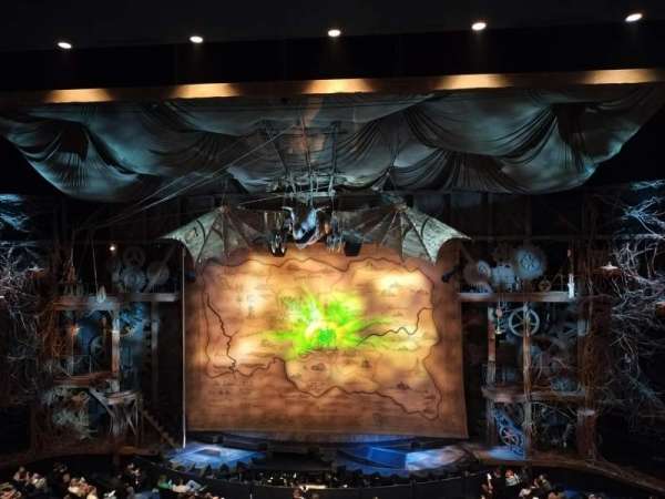 Gershwin Theatre, section: Front Mezzanine C, row: A, seat: 114