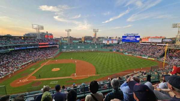 Fenway Park, section: Pavilion Box 7, row: D, seat: 10