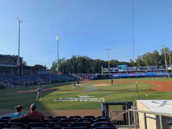 Virginia Credit Union Stadium, section: 6, row: G, seat: 1