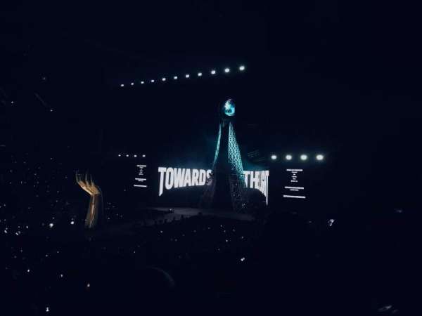 The O2, London, section: 110, row: S, seat: 304