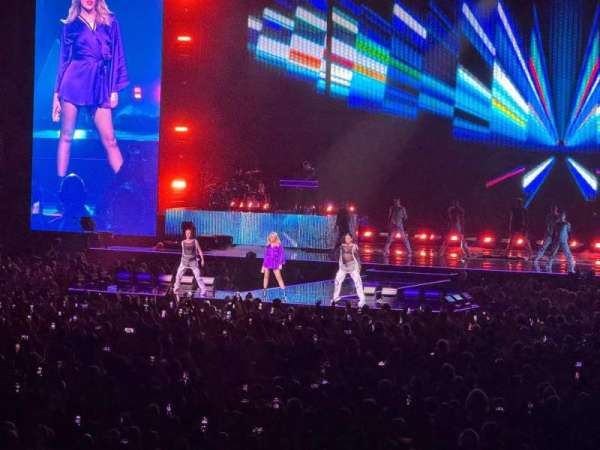 The O2, London, section: 109, row: N, seat: 264