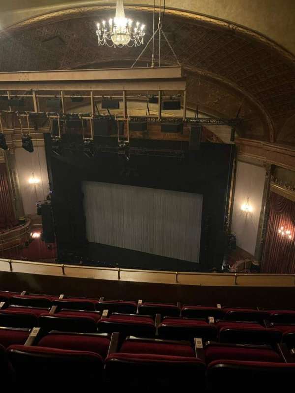 St. James Theatre, section: Balcony R, row: E, seat: 18