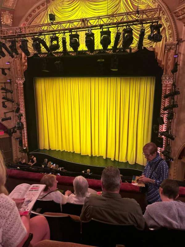 John Golden Theatre, section: Front Mezzanine R, row: D, seat: 120