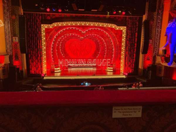 Edinburgh Playhouse, section: Circle, row: B, seat: 32