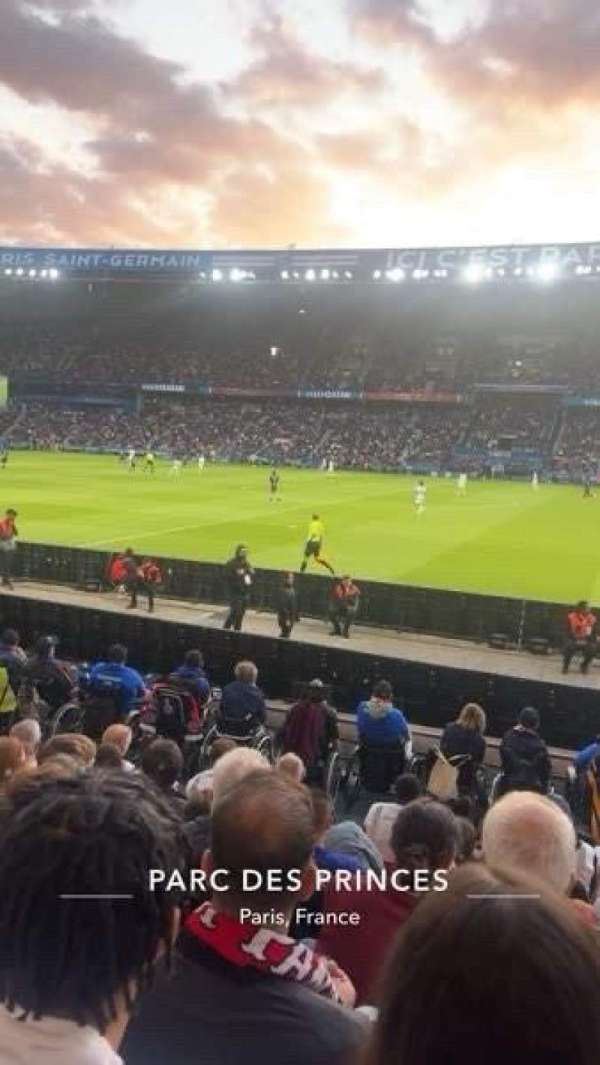 Parc des Princes, section: 106, row: 7, seat: 6