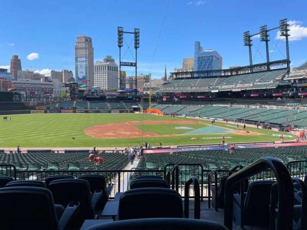 Comerica Park, section: TD135C, row: E, seat: 1