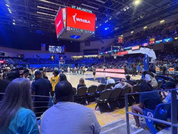 College Park Center, section: 107, row: E, seat: 1