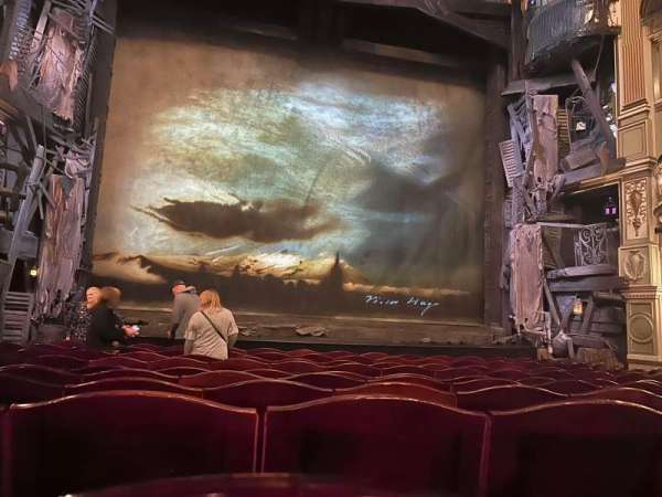 Sondheim Theatre, West End, section: Stalls, row: K, seat: 19