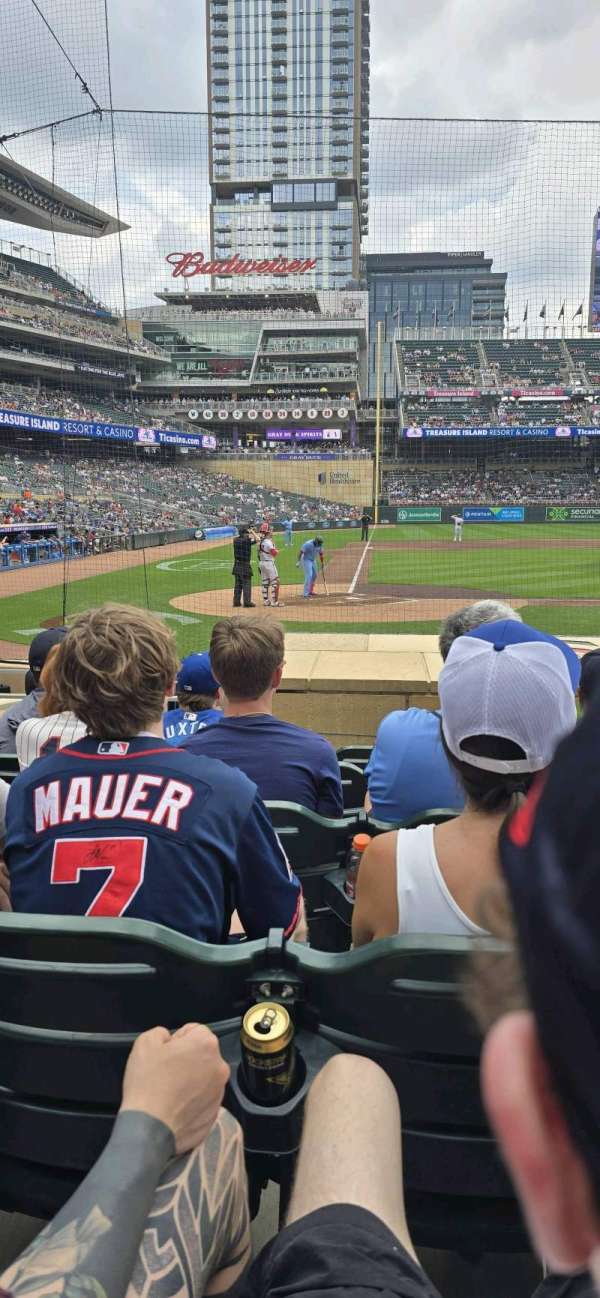 Target Field, section: 6, row: 10, seat: 12