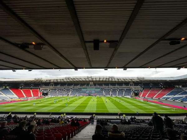 Hampden Park, section: C4, row: RR, seat: 24