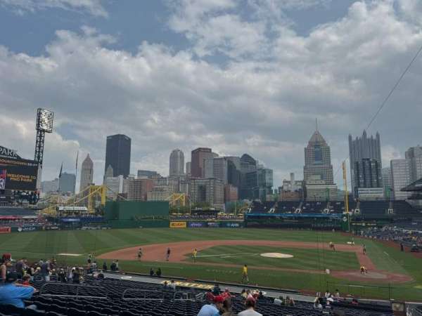 PNC Park, section: 120, row: W, seat: 1