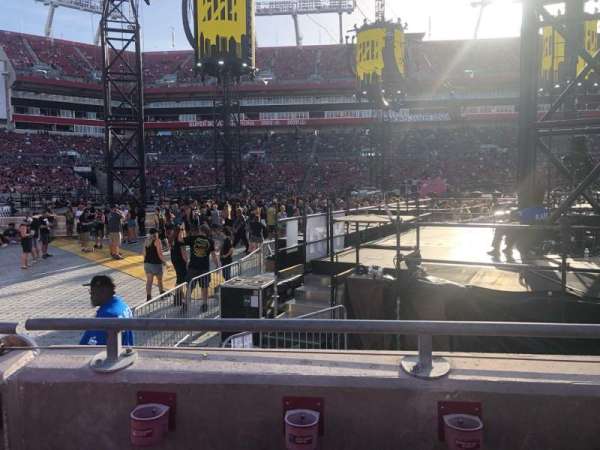 Raymond James Stadium, section: 134, row: B, seat: 15