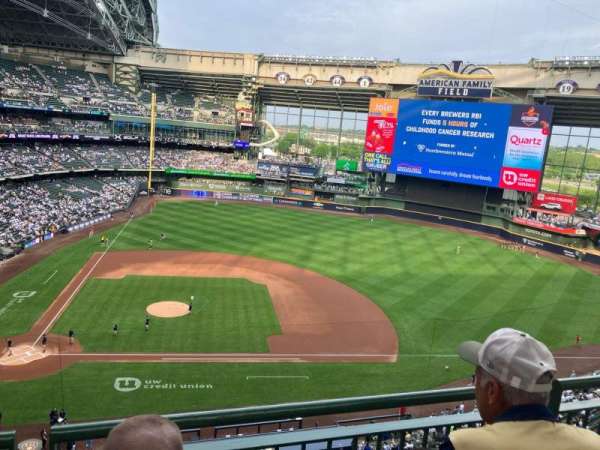 American Family Field, section: 416, row: 2, seat: 13