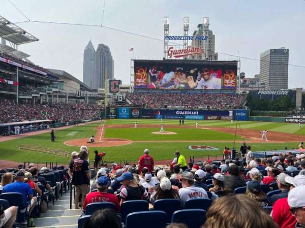 Progressive Field, section: 149, row: W, seat: 11