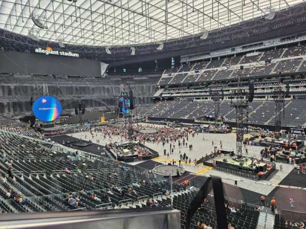 Allegiant Stadium, section: 208, row: 1, seat: 7