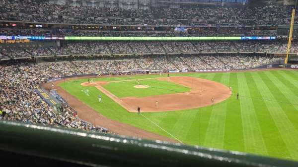 American Family Field, section: 309, row: 1, seat: 7