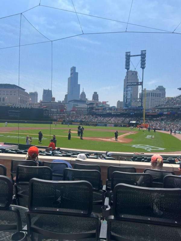 Comerica Park, section: 130, row: 16, seat: 10