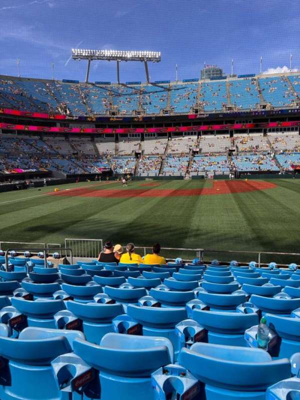 Bank of America Stadium, section: 133, row: 9, seat: 22