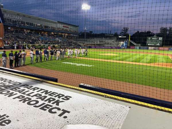 LMCU Ballpark, section: 112, row: 4, seat: 4