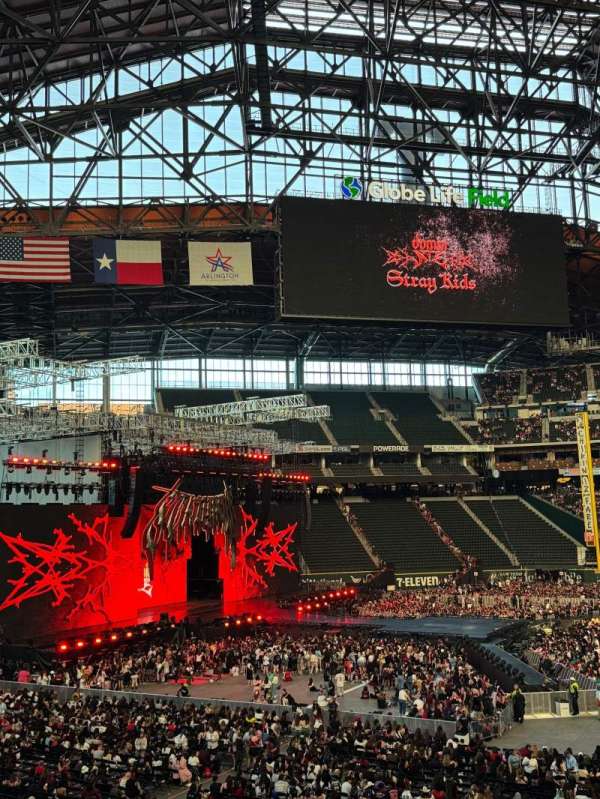 Globe Life Field, section: 103, row: 1, seat: 9