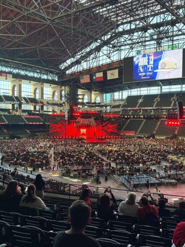 Globe Life Field, section: 111, row: 19, seat: 16