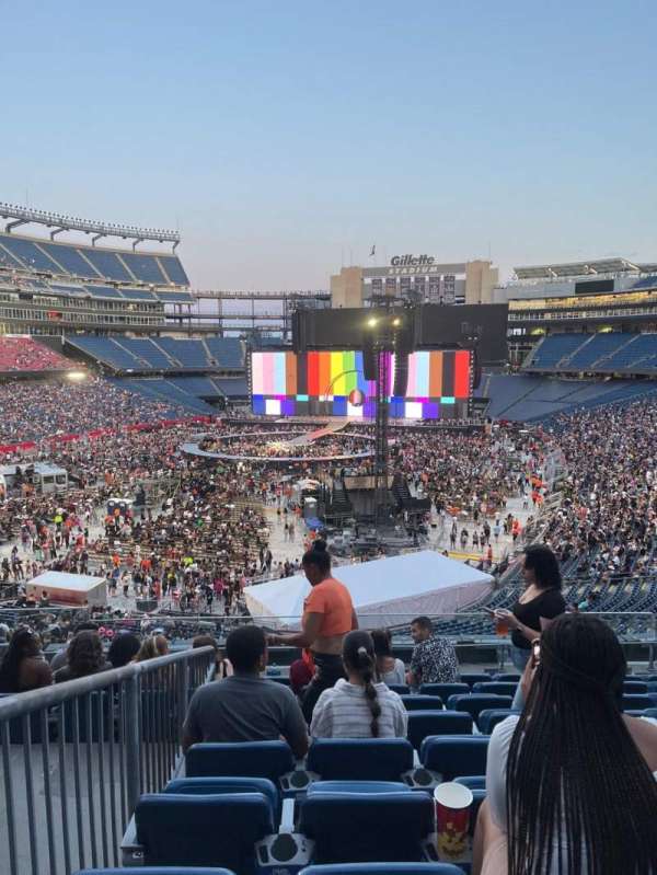 Gillette Stadium, section: 240, row: 9, seat: 13