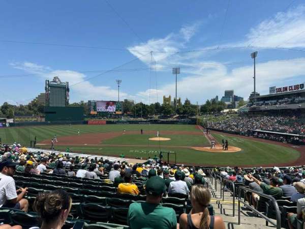 Sutter Health Park, section: 116, row: 26, seat: 1